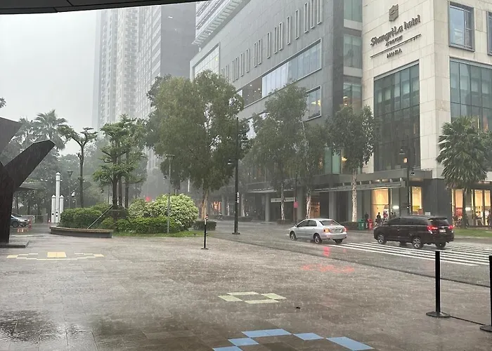 Apartment Brand New Unit In Uptown Bgc With Balcony 55 Inch Smart Tv And 300mbps Wifi, With Workspace, Beside Landers, Near Uptown Mall And Mitsukoshi Mall *