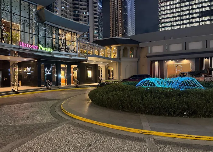 Brand New Unit In Uptown Bgc With Balcony 55 Inch Smart Tv And 300mbps Wifi, With Workspace, Beside Landers, Near Uptown Mall And Mitsukoshi Mall